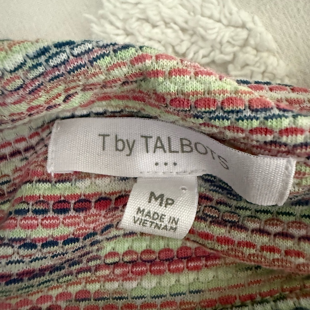 Talbots Vibrant Knit Top - Picture 4 of 9